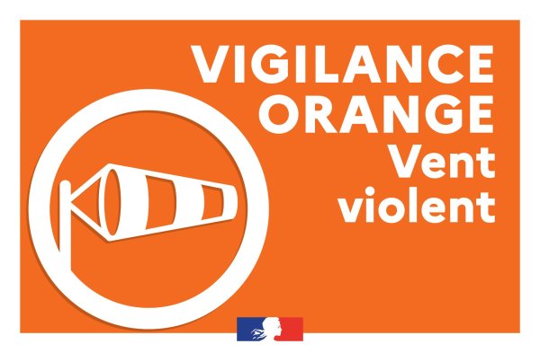 Logo Vigilance orange - Vents violents